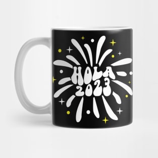 Retro Hola New Year 2023 Mug